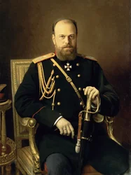 Portret van keizer Alexander III (1845-94) 1886